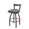 Holland Bar Stool Co 25" Low Back Swivel Counter Stool, Bronze Finish, Graph Seat 82125BZ020 - alternate 1